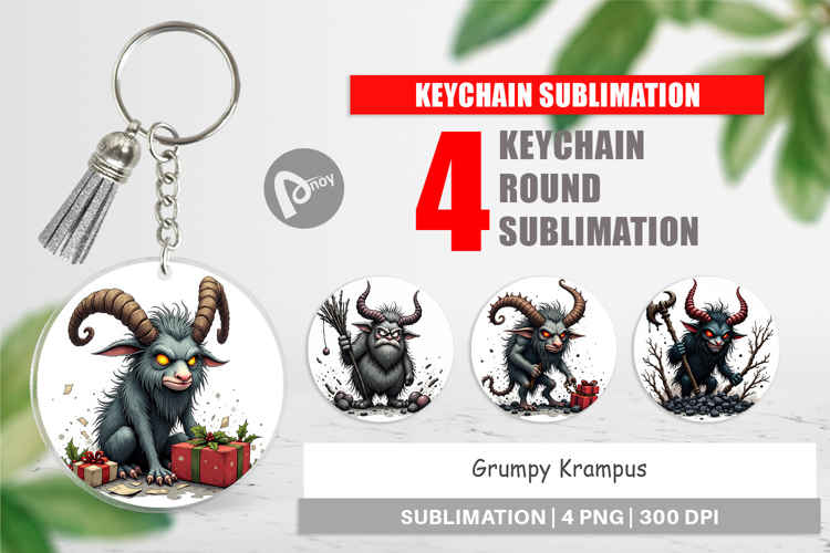 Keychain Grumpy Krampus