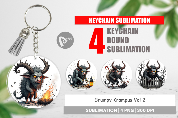 Keychain Grumpy Krampus