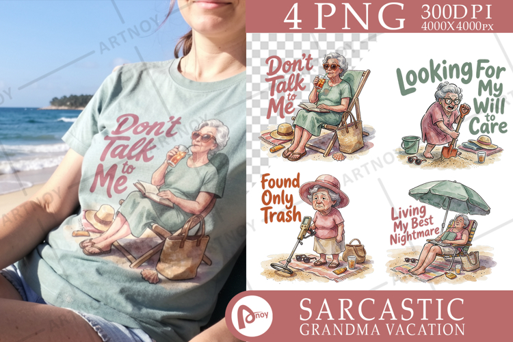 Grumpy Summer Nana Sublimation