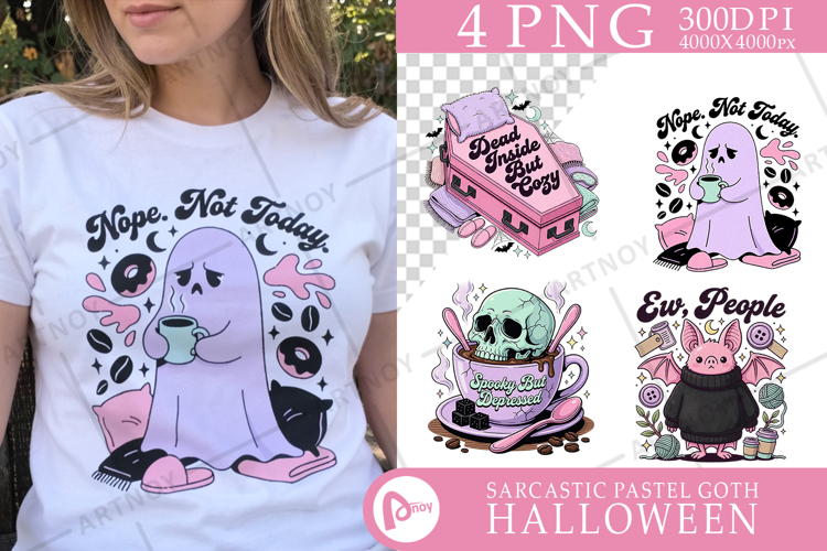 Pastel Goth Coffee Spirit Sublimation