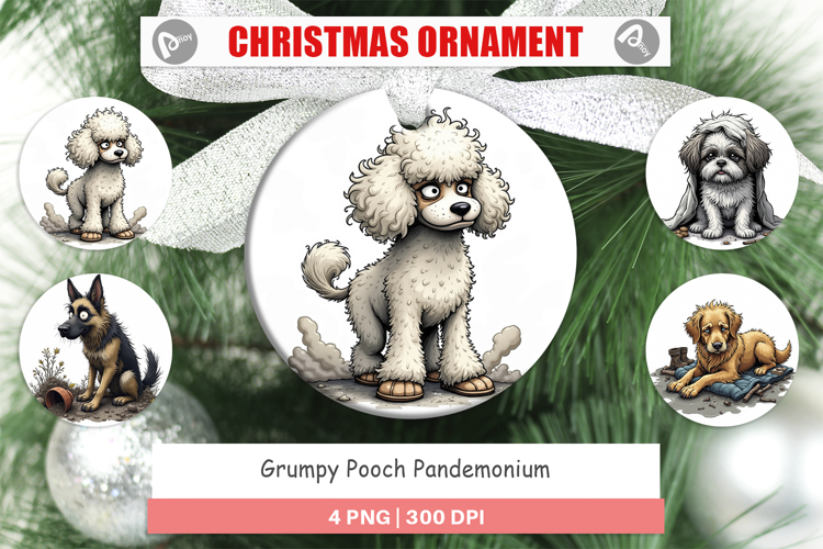 Ornament Grumpy Pooch