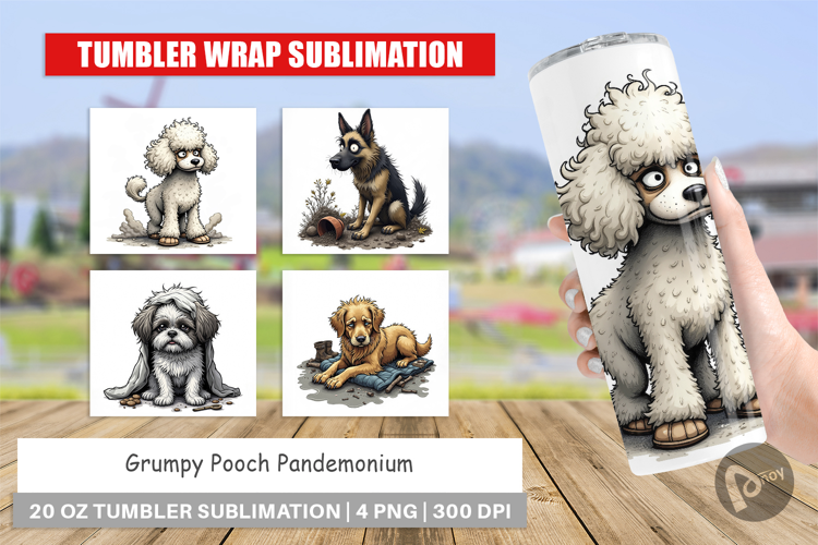 Tumbler Grumpy Pooch