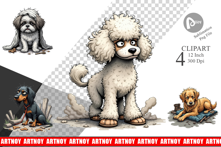 Grumpy Pooch Clipart