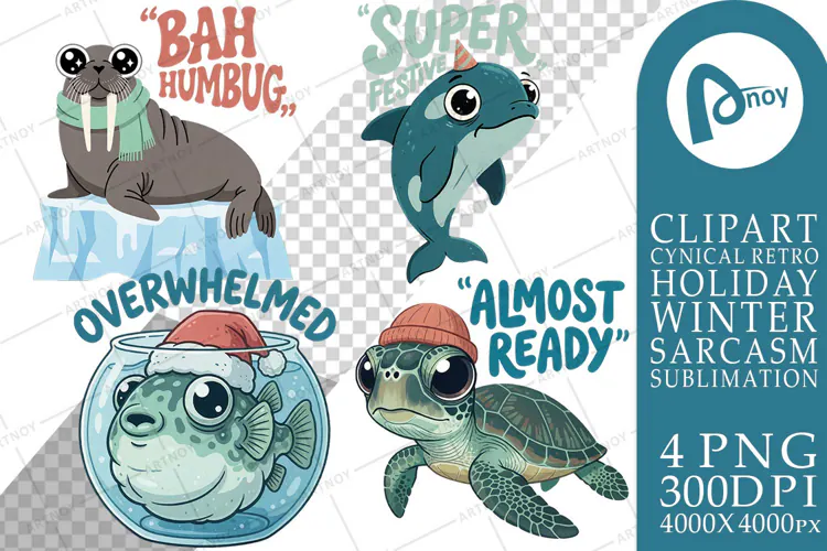 Arctic Marine Christmas Sublimation