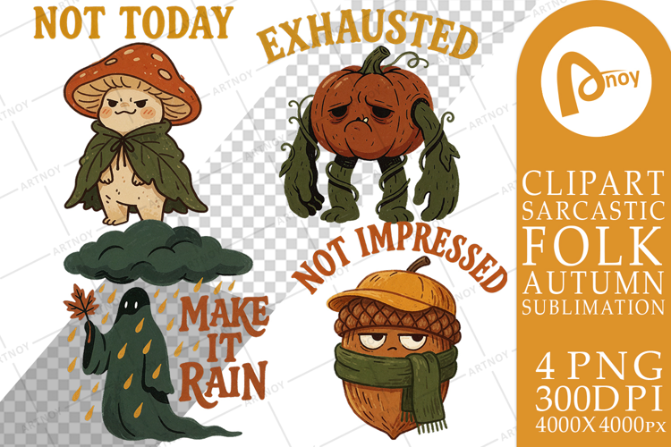 Autumn Forest Spirits Sublimation