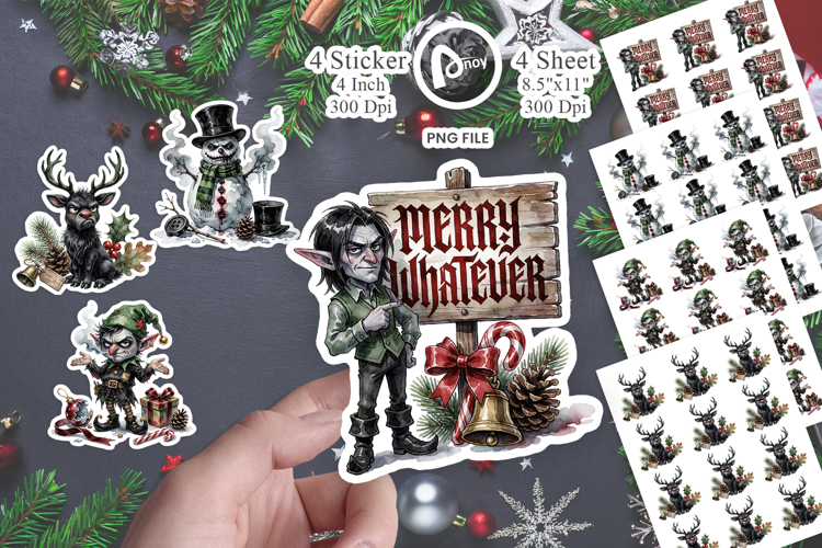 North Pole Outcast Sticker