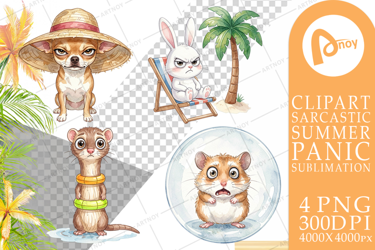Grumpy Summer Pet Sublimation