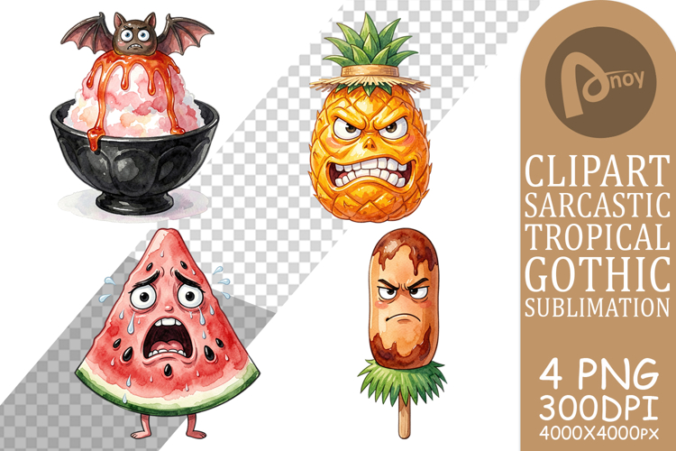 Summerween Luau Treats Sublimation example image 1