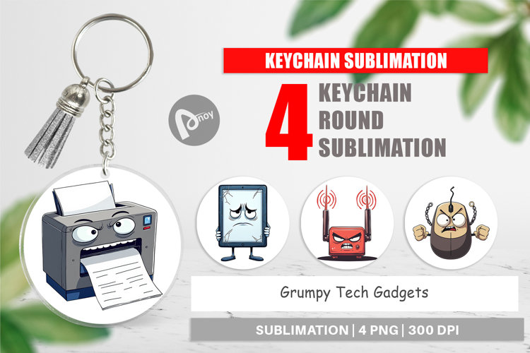 Keychain Grumpy Tech Gadgets