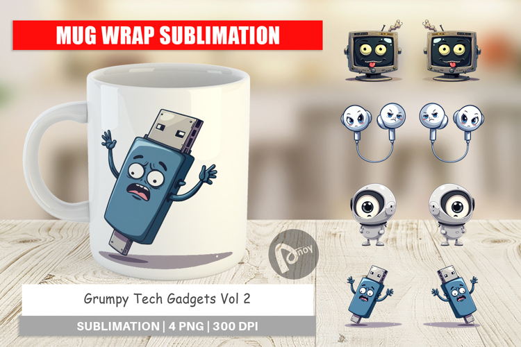 Mug Wrap Grumpy Tech Gadgets