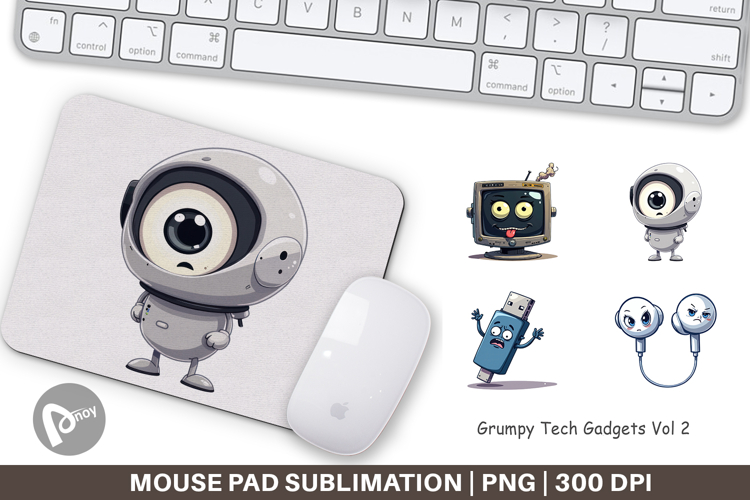 Mouse Pad Grumpy Tech Gadgets