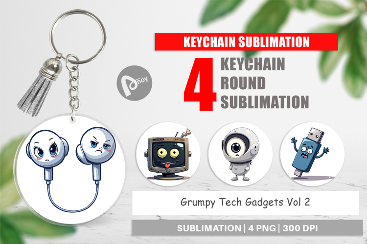 Keychain Grumpy Tech Gadgets