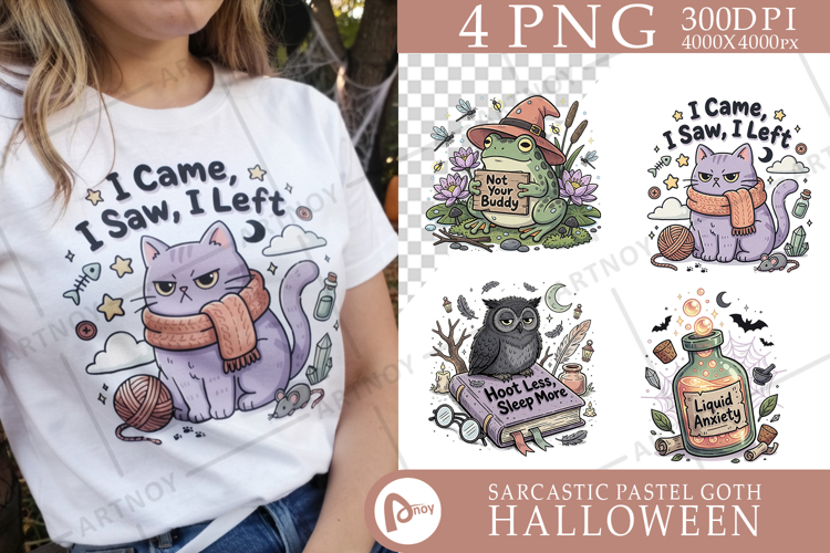 Grumpy Witch Familiar Sublimation