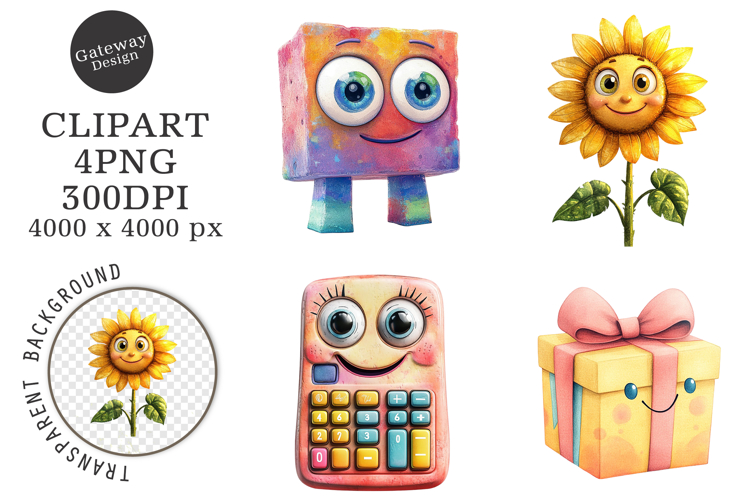 Grunge Back to School Png Clipart