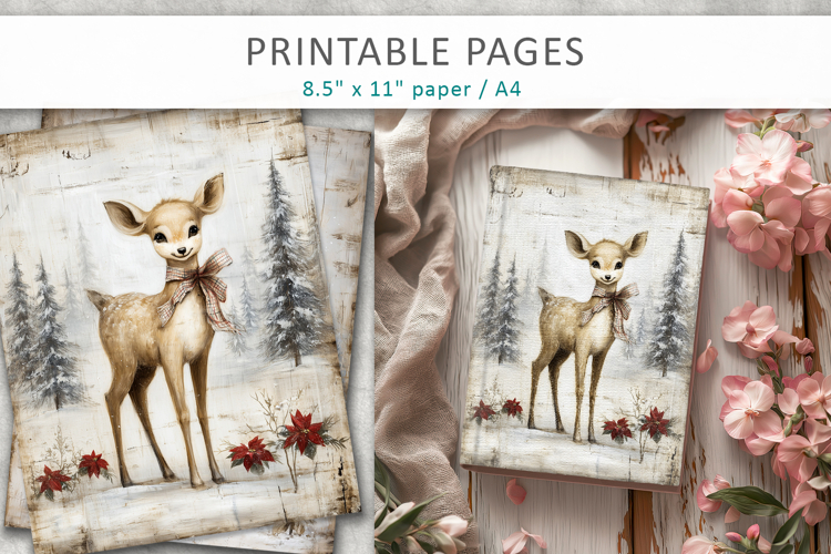 grunge Christmas, junk journal