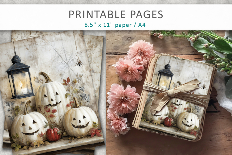halloween journal paper