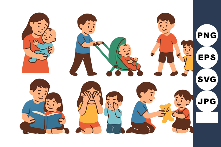 Playing Clipart Image 24