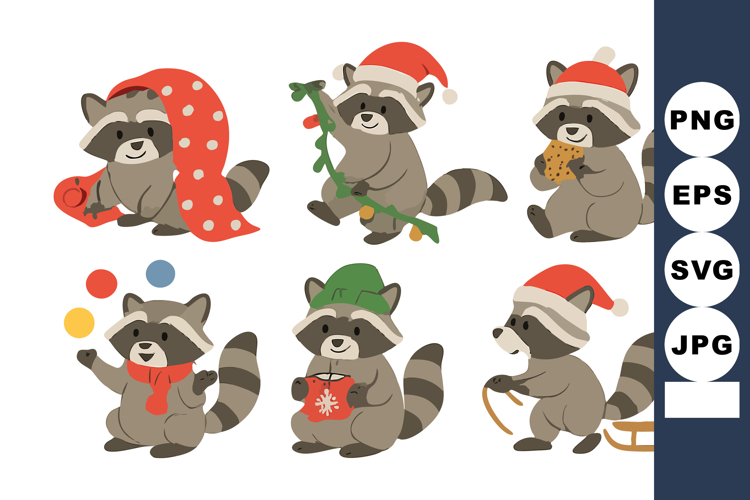Raccoon Clipart Image 17