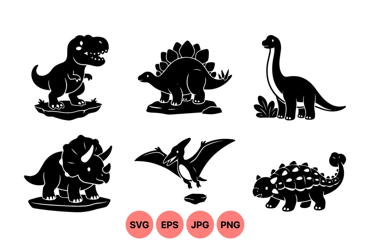 Cute Dinosaur Clipart Image 2