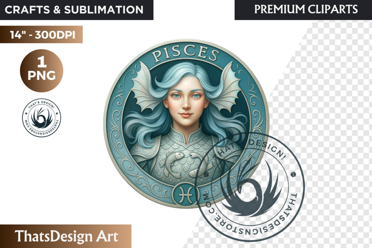 Pisces Zodiac Clipart PNG,Guardian, Astrology,horoscope