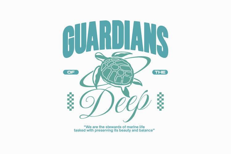 Guardians Marine Environment T-shirt Design example image 1