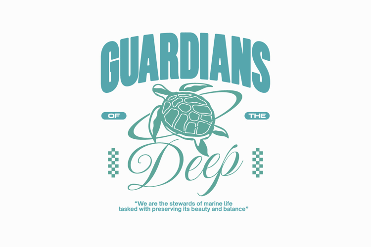 Guardians Marine Environment T-shirt Design