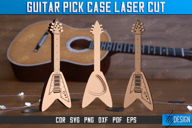 Guitar Pick Case | Pick Box | Music Accessories | Gift Idea