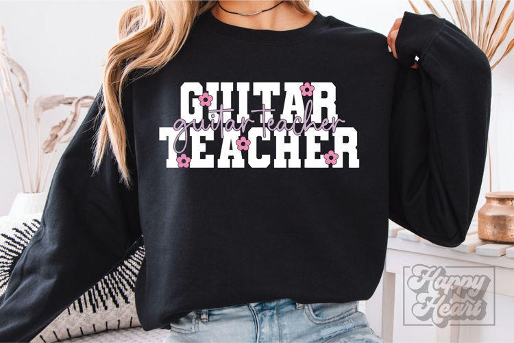 Guitar Teacher SVG PNG - Music Teacher