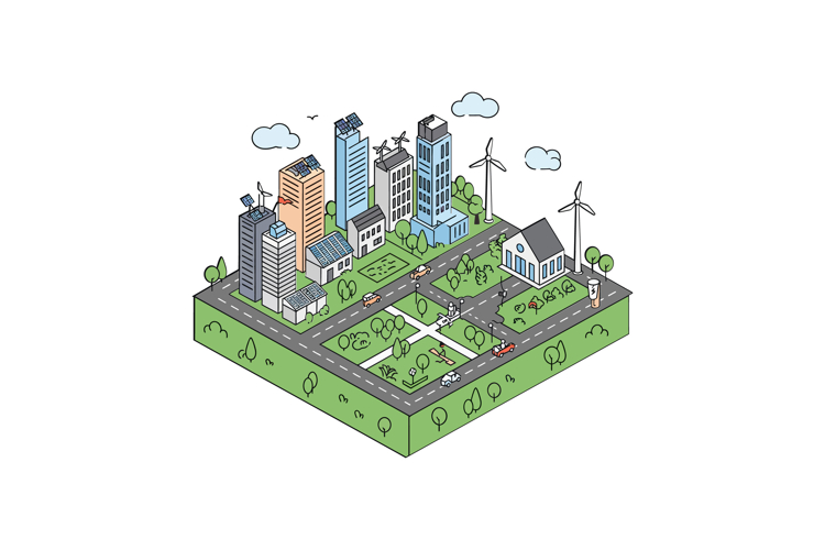 Wind Turbine Clipart Image 3