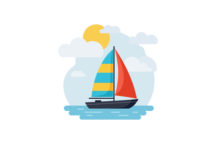 Sailboat Clipart Image 2