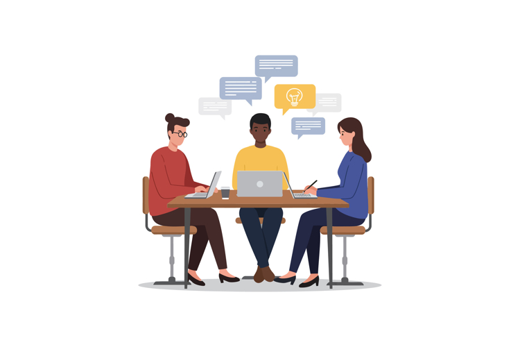 Group Work Clipart Image 3