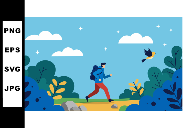 Hiking Clipart Image 23