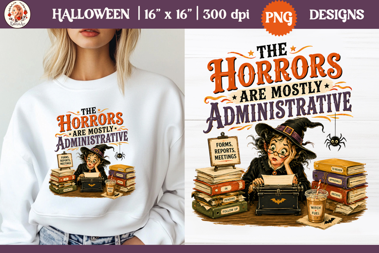 Sarcastic Halloween Adulting Sublimation | Vintage Halloween