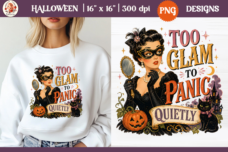 Sarcastic Halloween Adulting Sublimation | Vintage Halloween