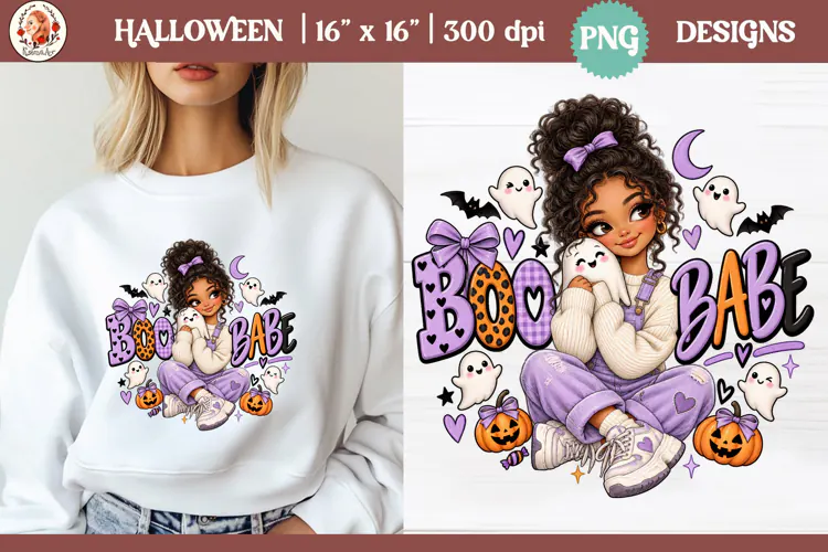 Cute Halloween sublimation PNG trendy girls |Girly Halloween
