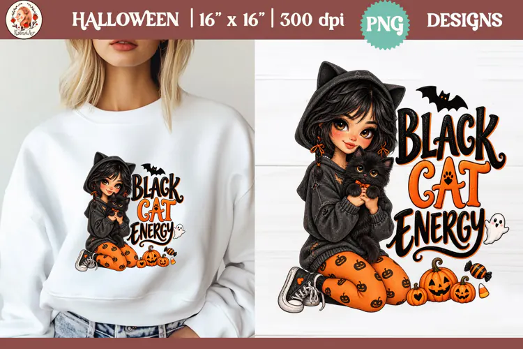 Cute Halloween sublimation PNG trendy girls |Girly Halloween