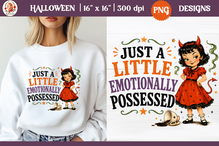 Sarcastic Halloween Adulting Sublimation | Vintage Halloween