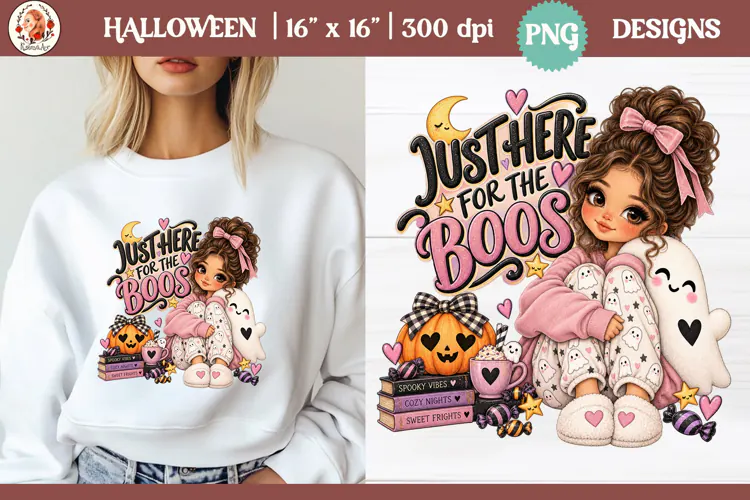 Cute Halloween sublimation PNG trendy girls |Girly Halloween