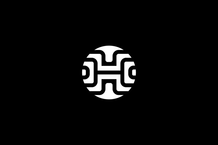 letter H initial logo example image 1