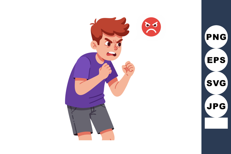 Angry Face Clipart