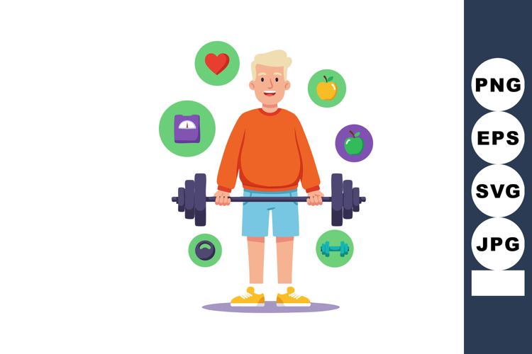 Barbell Clipart Image 5