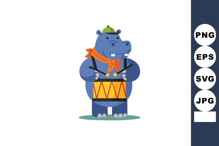 Hippopotamus Clipart