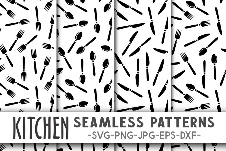 Kitchen pattern svg Kitchen svg Kitchen digital paper pack