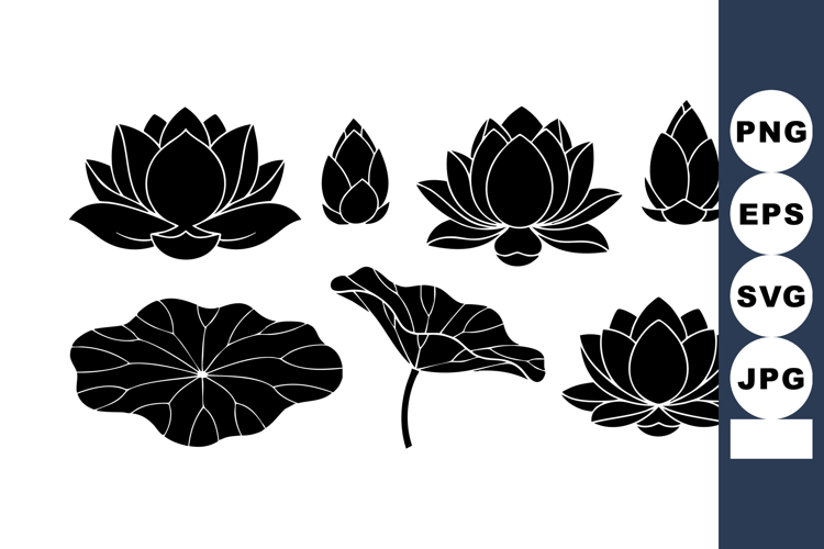 Flower Silhouette Image 6