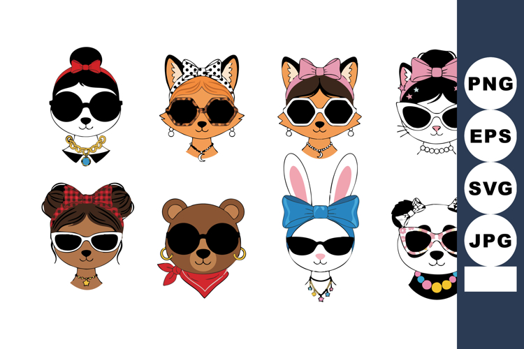 Sunglasses Vector Image 8