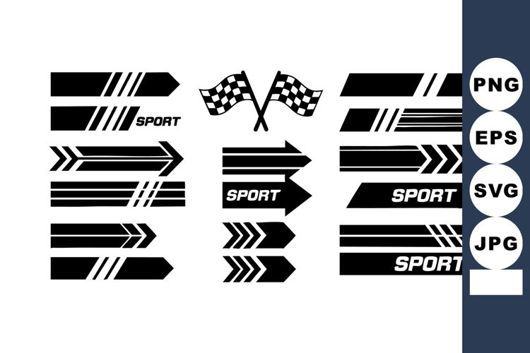 Racing Flags Clipart Image 19
