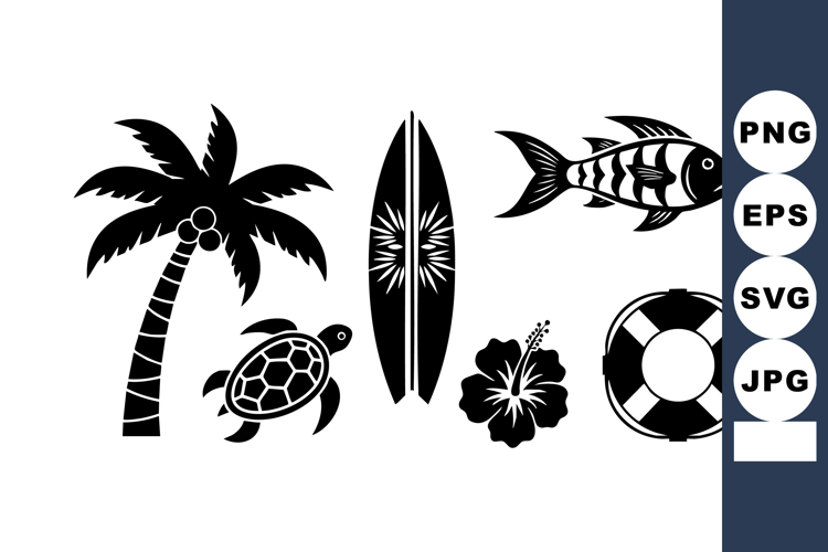  Surfboard Clipart Image 6