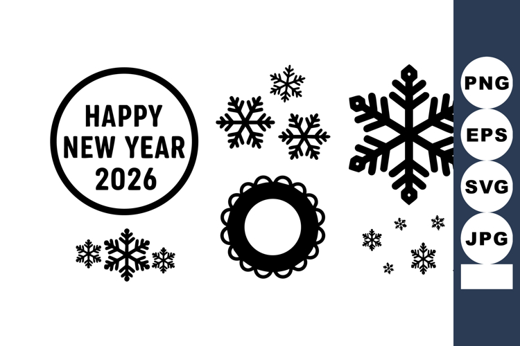 Snowflake Clipart Image 8