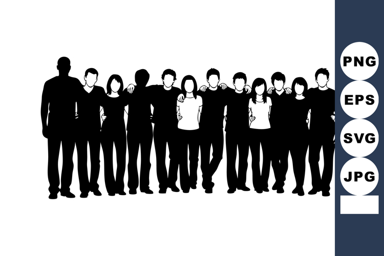 Group Of People Clipart Image 13
