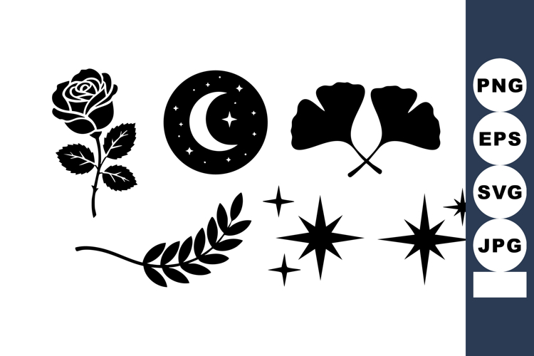 Black Rose Silhouette Image 14